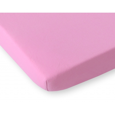 Spannbettlaken aus jersey für Babybett 120x60cm - Rosa