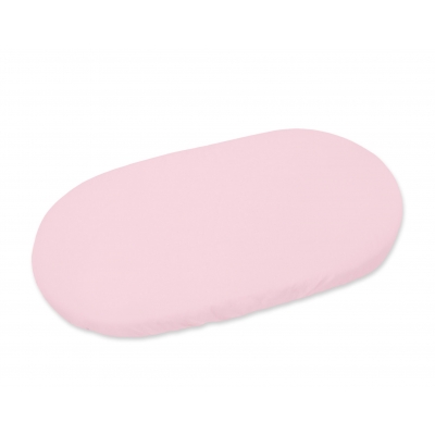 Spannbettlaken für Stubenwagen aus Baumwolle 75x35 cm - rosa