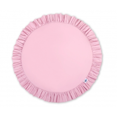 Spielmatte mit Rüsche - rosa