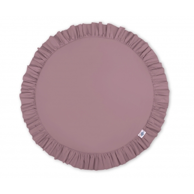 Spielmatte mit Rüsche - pastellviolett