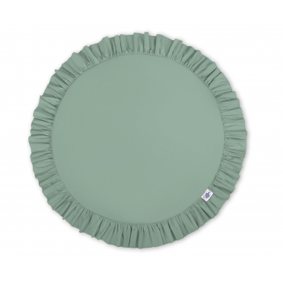 Spielmatte mit Rüsche - pastellgrün