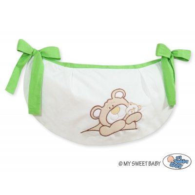 Spielzeugtasche - Teddy Bär Barnaba grün