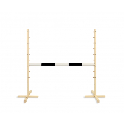 Sprunghindernis für Hobby-Pferd 120cm Stange 50mm - schwarz