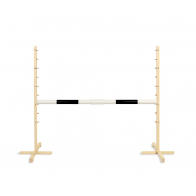 Sprunghindernis für Steckenpferde 160 cm, H-120cm, Stange 50mm - schwarz