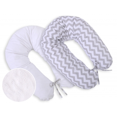 Still - und Entspannungskissen - Simple chevron grau