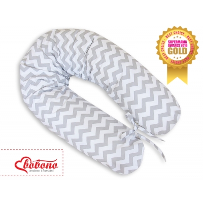 Stillkissen und Entspannungskissen - Simple Chevron grau
