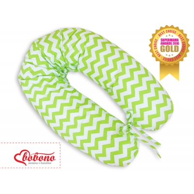 Stillkissen und Entspannungskissen - Simple Chevron grün