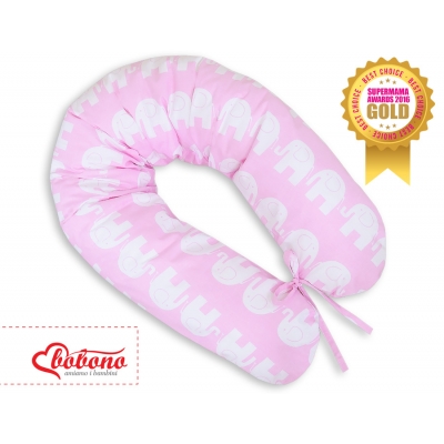 Stillkissen und Entspannungskissen - Simple Elefanten rosa