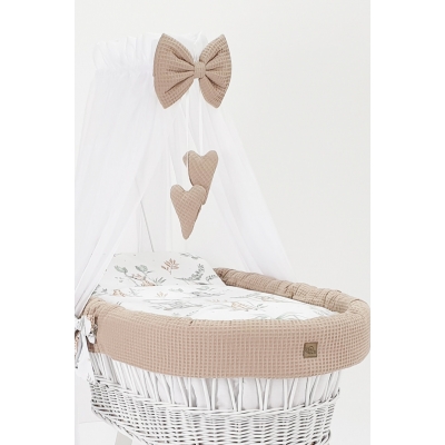 Stubenwagen Ersatzbett Sets Beige Waffel
