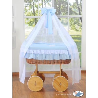 Stubenwagen Junge mit Himmel Deluxe - Bellamy blau
