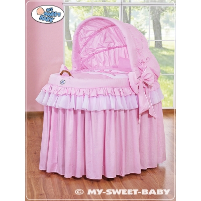 Stubenwagen mit Haube - Little Prince/Princess rosa