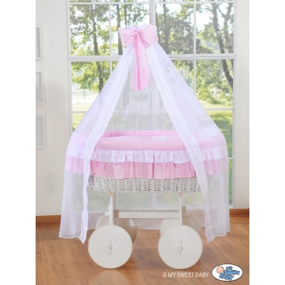 Stubenwagen mit Himmel Deluxe - Bellamy rosa