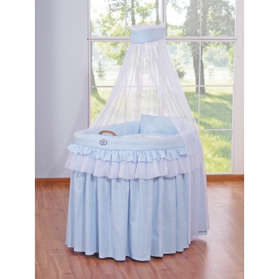 Stubenwagen Baby Moseskorb mit Rollen