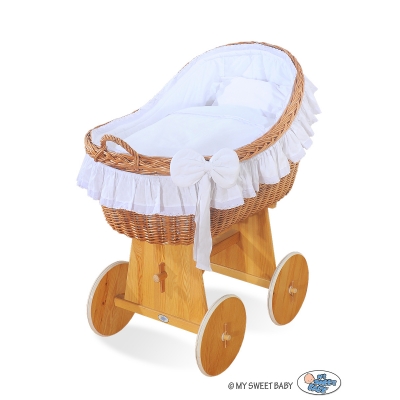 Stubenwagen mit Großen Rädern Babykorb