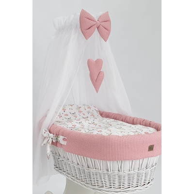 Stubenwagen Rosa Komplett Set