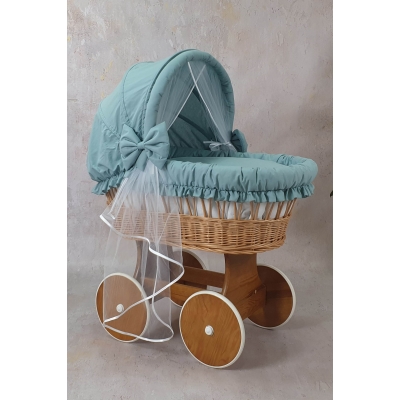 Stubenwagen-Set -natur Weide