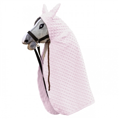 Umhang für Steckenpferd Hobby Horse Hellpink