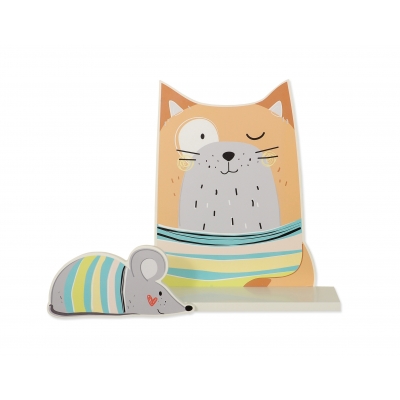 Babyzimmer Wandregal Katze