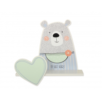Wandregal für das Kinderzimmer - Teddybär- Boy