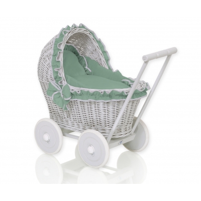 Weide Grau Puppenwagen Pastellgrün