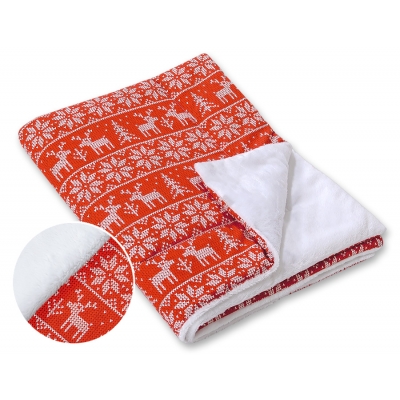 Wendedecke doppelseitig minky - Weihnachtsmuster (Limited Edition)