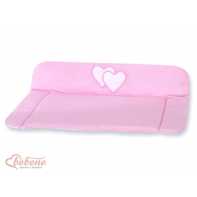 Wickelauflage rosa - Herzen