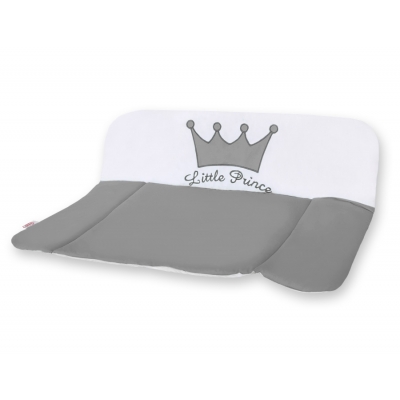 Wickelauflage auf Wickeltisch - Little Prince/Princess anthrazit