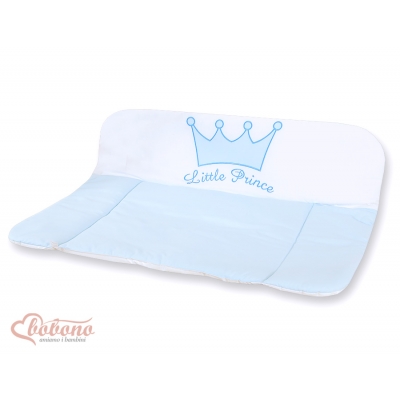 Wickelauflage auf Wickeltisch - Little Prince/Princess blau