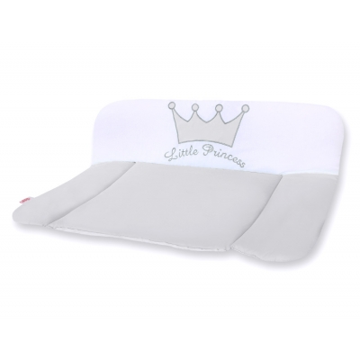 Wickelauflage auf Wickeltisch - Little Prince/Princess grau