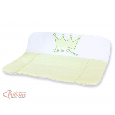 Wickelauflage auf Wickeltisch - Little Prince/Princess grün