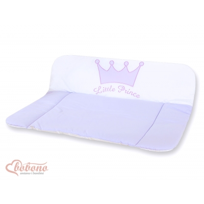Wickelauflage auf Wickeltisch - Little Prince/Princess lila