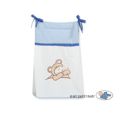 Windelntasche - Teddy Bär Barnaba blau