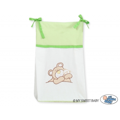 Windelntasche - Teddy Bär Barnaba grün