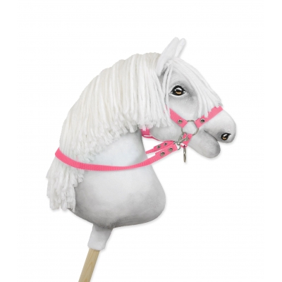 Rosa Zügel für Steckenpferd Hobby Horse