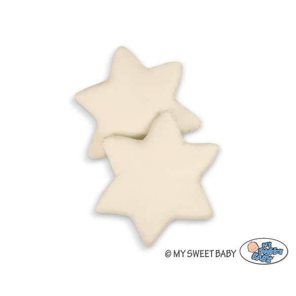 2tlg Kissen-Set - beige für Betthimmel oder Spielmatte