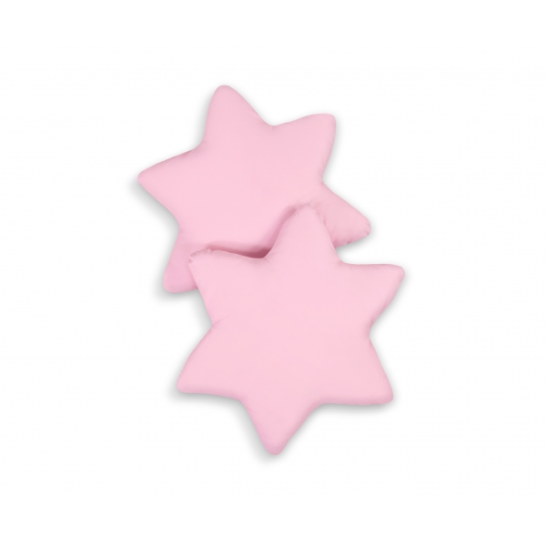 2tlg Kissen-Set - rosa für Babybett oder Babyzimmer
