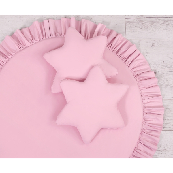 2tlg Kissen-Set - rosa für Babybett oder Babyzimmer