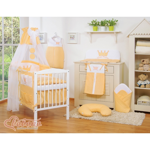 Baby Betthimmel aus Chiffon - Little Prince/Princess Pfirsich