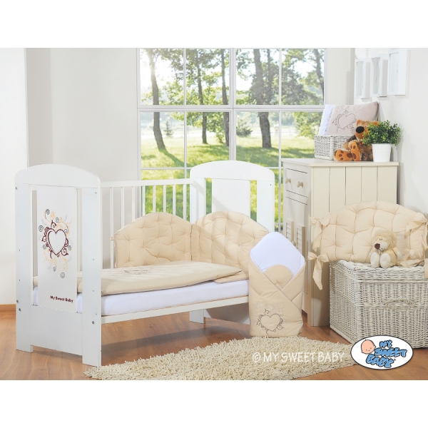 Baby Bettwäsche Set für Babybett 3-tlg - Chic beige