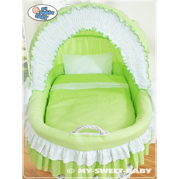 Baby Bollerwagen mit Haube für Baby - Bellamy grün