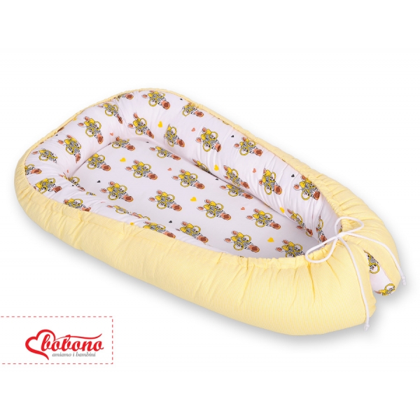 Baby Nestchen - gelbe Zebras