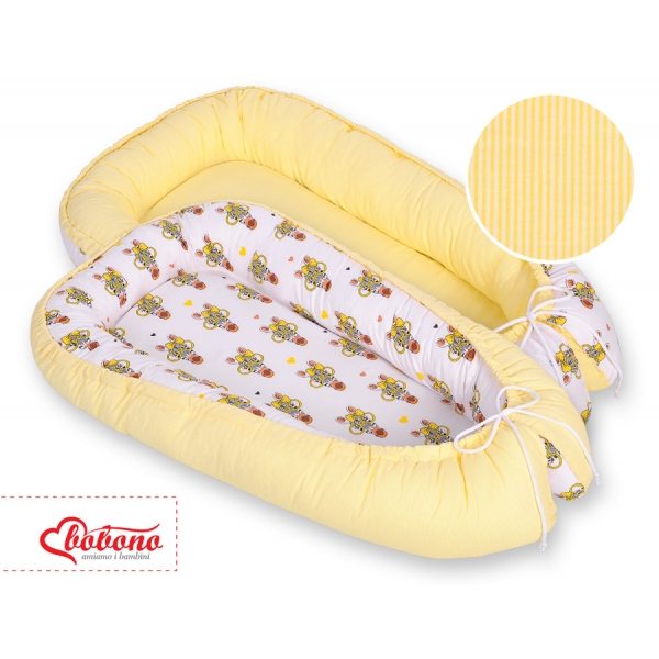 Baby Nestchen - gelbe Zebras