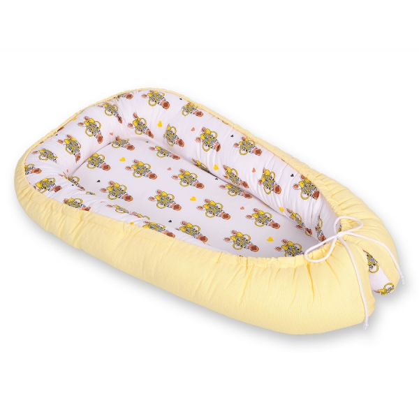 Baby Nestchen - gelbe Zebras