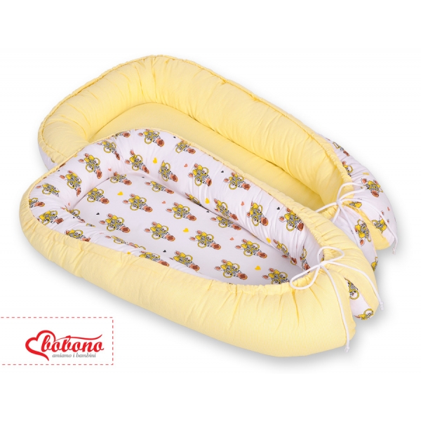 Baby Nestchen - gelbe Zebras