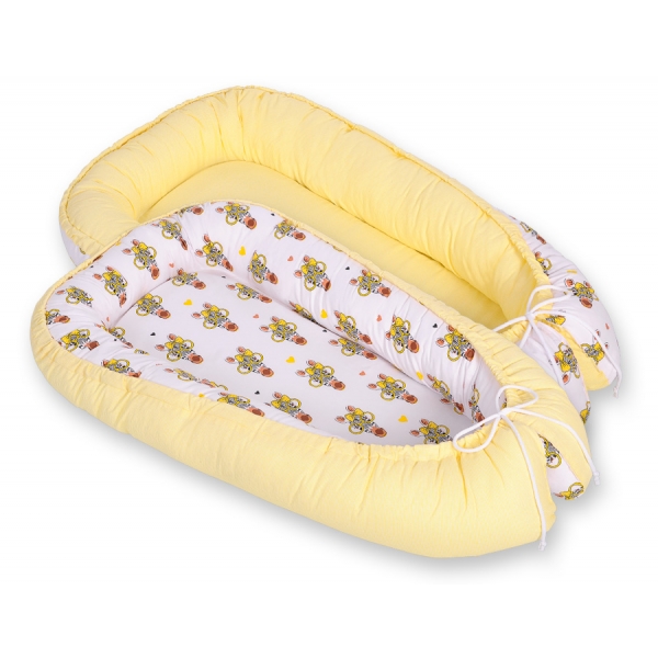 Baby Nestchen - gelbe Zebras