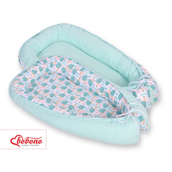 Baby Nestchen - Igel mint