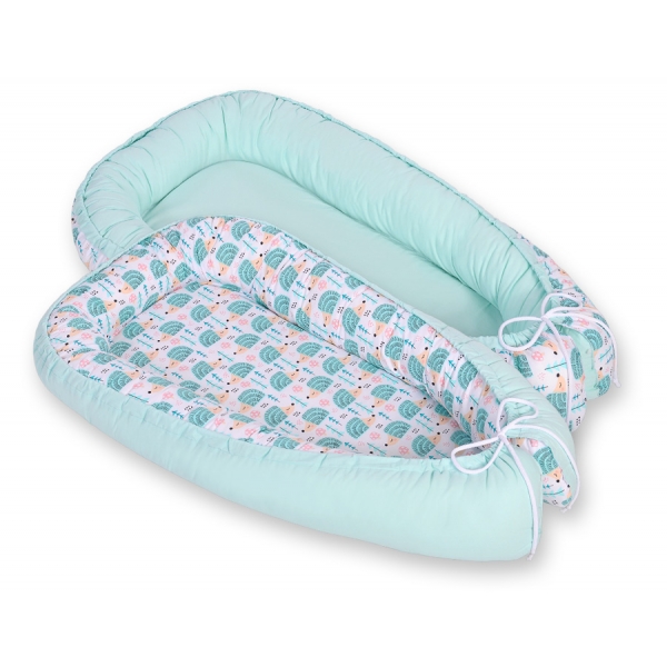 Baby Nestchen - Igel mint