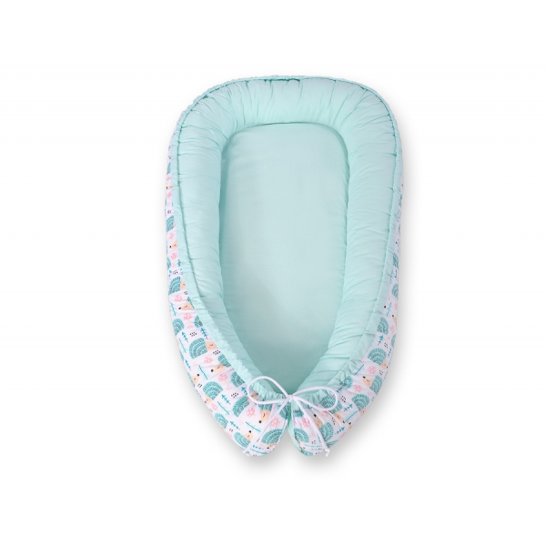 Baby Nestchen - Igel mint