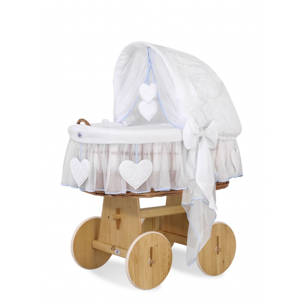 Holz und Weide Stubenwagen für Babys