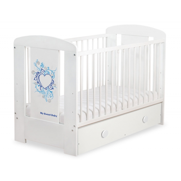 Babybett 120x60cm Chic mit Schublade MAXI 49